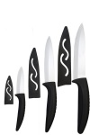 3-Piece Ceramic Knife Cutlery Set, Black