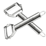 Premium Julienne and Serrated Stainless Steel Peeler - Set of 2