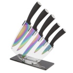 5 Piece Knife Block with Acrylic Stand