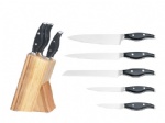 6-Piece Forged Knife Set With Bamboo Knife Block