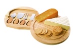Cheese Board and 4 Cheese Knife Set