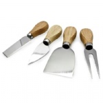 5 Pcs Travel Cheese Set with Cutting Board