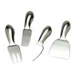 4-Piece Cheese Tool Set, Stainless Steel