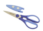 Kitchen Shears with Magnetized Safety Cover