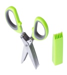 5 Blade Culinary Herb Scissors with Cover and Attached Cleaning Comb