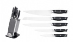 5PCS Forged Knife Set With Universal Knife Block