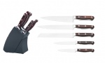 6PCS Forged Knife Set With Painted Knife Block