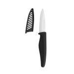 Ceramic 3-Inch Paring Knife with Sheath, Soft Grip Handle